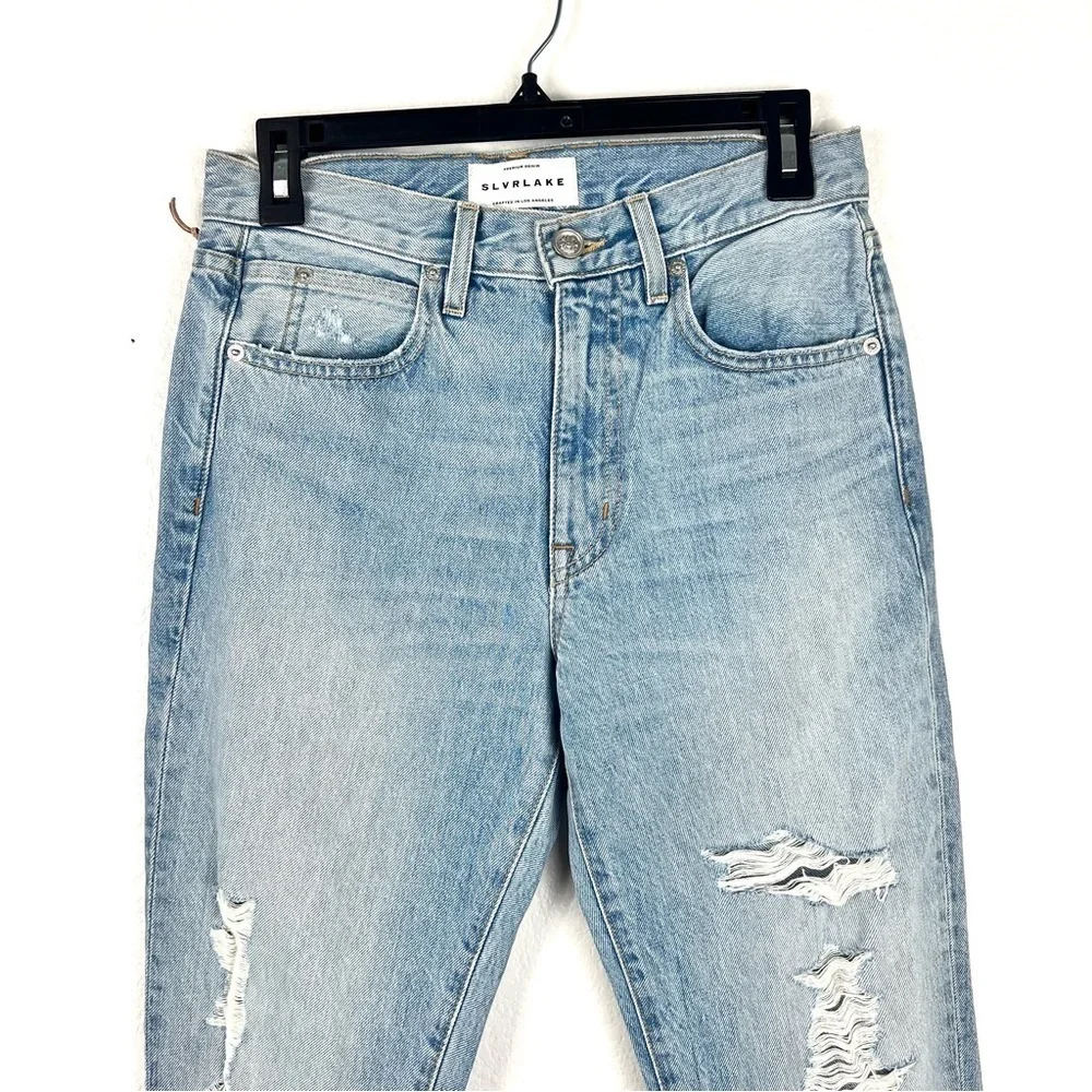 SLVRLAKE jeans denim skinny distressed size 25
